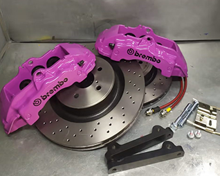 Powder Coated Brake Parts