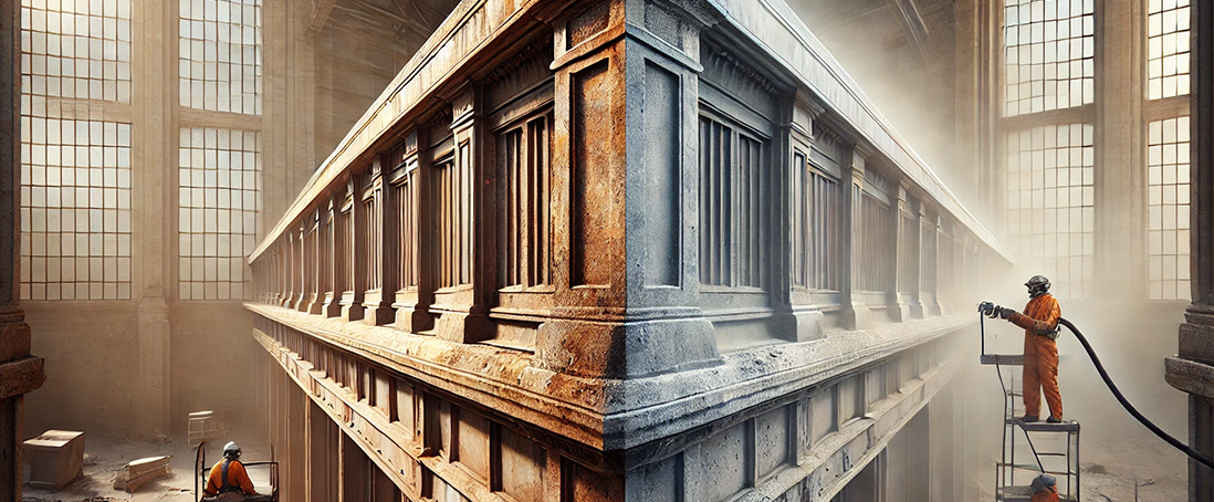 Sandblasting Architectural Elements in Kansas City, MO