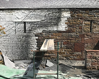 Sandblasting Old Historic Brick and Stone Buildings